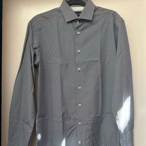 Blue/white Men’s Dress Shirt Cavallaro size 41